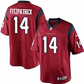 Nike Men & Women & Youth Texans #14 Fitzpatrick Red Team Color Game Jersey,baseball caps,new era cap wholesale,wholesale hats